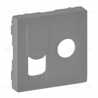 Розетка TV единственная (звезда) и интернет розетка Legrand Valena Life RJ 45, 6 кат. Экранированная, алюминий 753055+754832 753055 + 754832