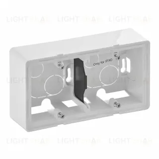 Двухместная коробка для накладного монтажа Legrand Valena Life, белый 754192 754192