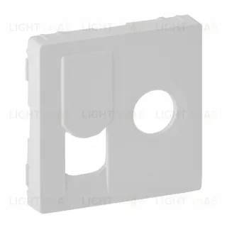 Розетка TV единственная (звезда) и интернет розетка Legrand Valena Life RJ 45, 6 кат. Экранированная, белый 753055+754830 753055 + 754830