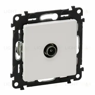 Розетка TV единственная Legrand Valena Life (звезда), белый 753051+754760 753051 + 754760