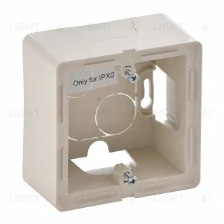 Одноместная коробка для накладного монтажа Legrand Valena Life, слоновая кость 754201 754201