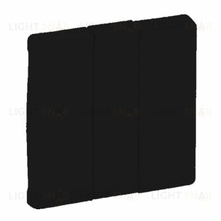 Выключатель трехклавишный Legrand Valena Life 10A/250В антрацит 752003+756032 752003 + 756032