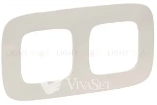 Рамка двойная Legrand Valena Allure, слоновая кость 754312 754312