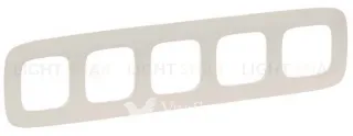 Рамка пятерная Legrand Valena Allure, слоновая кость 754315 754315