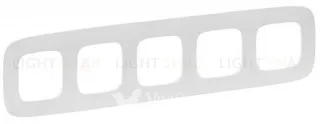 Рамка пятерная Legrand Valena Allure, белый 754305 754305