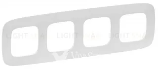 Рамка четверная Legrand Valena Allure, жемчуг 754414 754414