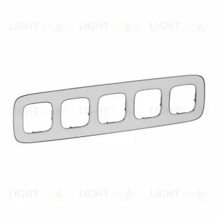 Рамка пятерная Legrand Valena Allure, зеркало 754425 754425