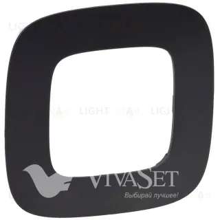 Рамка одинарная Legrand Valena Allure, матовый черный 754401 754401