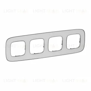 Рамка четверная Legrand Valena Allure, зеркало 754424 754424