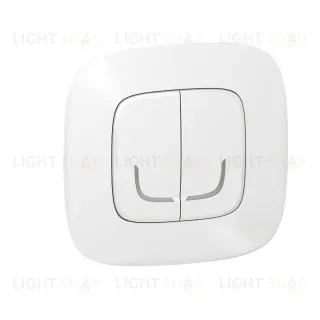 Умный беспроводной выключатель двухклавишный Legrand Netatmo Allure белый 752587 752587