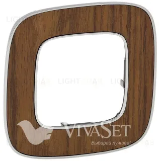 Рамка одинарная Legrand Valena Allure, орех 754461 754461