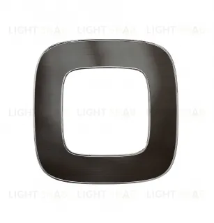 Рамка одинарная Legrand Valena Allure, черная сталь 754291 754291