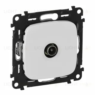 Розетка TV единственная Legrand Valena Allure (звезда), белый 753051+754765 753051 + 754765