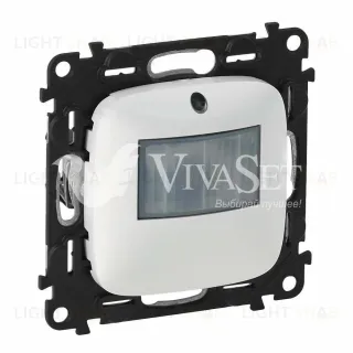 Датчик движения Legrand Valena Allure 180° без нейтрали 3-250 Вт, белый 752070+752179 752070 + 752179