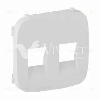 Розетка двойная акустическая с пружинными зажимами Legrand Valena Allure, белый 753078+755375 753078 + 755375