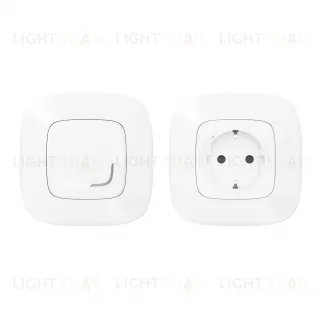 Готовый комплект Розетка с беспроводным выключателем Legrand Netatmo Valena Allure белый 752554 752554