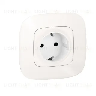Умная розетка с заземлением и шторками 16А/230В Legrand Netatmo Valena Allure безвинтовой зажим перламутр 752994 752994