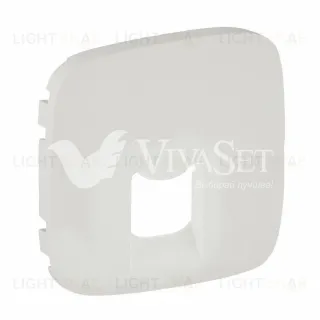 Розетка телефонная одинарная Legrand Valena Allure RJ11, перламутр 753068+755419 753068 + 755419