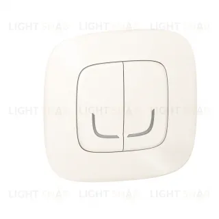 Умный беспроводной выключатель двухклавишный Legrand Netatmo Allure перламутр 752987 752987