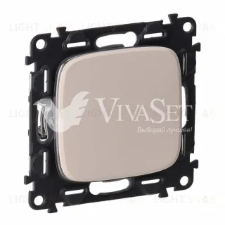 Выключатель одноклавишный перекрестный (из 3-х мест) Legrand Valena Allure 10А/250В слоновая кость 752007+755006 752007 + 755006