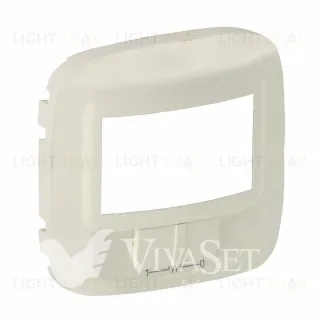 Датчик движения Legrand Valena Allure 180° без нейтрального зажима, с принудительным вкл/откл., слоновая кость 752070+752280 752070 + 752280
