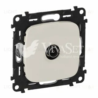 Розетка TV оконечная Legrand Valena Allure слоновая кость 753066+754766 753066 + 754766