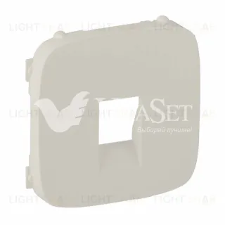 Розетка одинарная акустическая с пружинными зажимами Legrand Valena Allure, слоновая кость 753072+755366 753072 + 755366