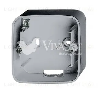 Одноместная коробка Legrand Valena Allure для накладного монтажа, алюминий 755571 755571