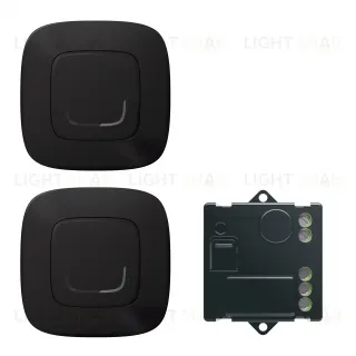 Готовый комплект управления освещением с двух мест Legrand Netatmo Valena Allure матовый черный 752850 752850