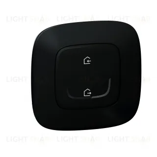 Главный выключатель «Я дома/Я вне дома» Legrand Netatmo Valena Allure матовый черный 752886 752886
