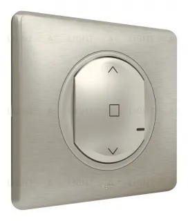 Умный беспроводной выключатель рольставней Legrand Netatmo Celiane титан 67647 67647
