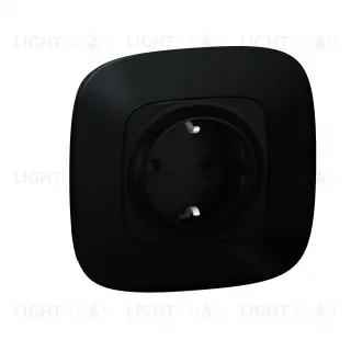 Умная розетка с заземлением и шторками 16А/230В Legrand Netatmo Valena Allure безвинтовой зажим матовый черный 752894 752894