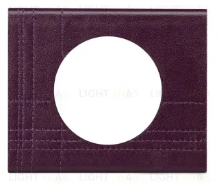 Рамка одноместная Legrand Celiane, кожа пурпур 69441 69441