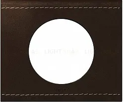 Рамка одноместная Legrand Celiane кожа (коричневая) 69401 69401