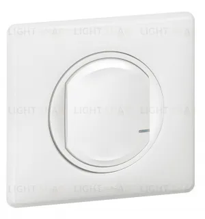 Умный проводной выключатель-светорегулятор 5-300В, LED 5-60Вт, Legrand Netatmo Celiane белый 67721 67721