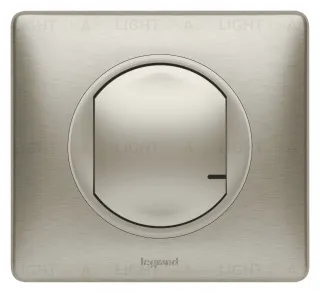 Умный проводной выключатель-светорегулятор 5-300В, LED 5-60Вт, Legrand Netatmo Celiane титан 67771 67771