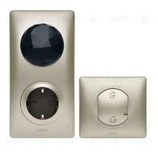 Стартовый пакет "Умный дом" Legrand Netatmo Celiane (шлюз Wi-Fi, умная розетка, главный выключатель "я дома/я вне дома") титан 64827 64827