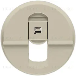 Розетка компьютерная одинарная Legrand Celiane (слоновая кость) 66235+67344+80251 66235 + 67344 + 80251