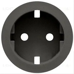 Розетка электрическая с заземлением с защитными шторками Legrand Celiane (графит) 67931+67161+80251 67931 + 67161 + 80251