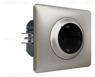 Умная розетка с заземлением и шторками 16А/230В Legrand Netatmo Celiane безвинтовой зажим графит 64837 64837