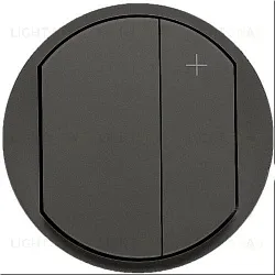 Светорегулятор кнопочный Legrand Celiane 600Вт (графит) 65283+67082+80251 65283 + 67082 + 80251