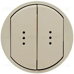 Выключатель двухклавишный (универсальный) с подсветкой Legrand Celiane 10А (слоновая кость) 66211+67686+67686+67001+67001+80251 66211 + 67686 + 67001 + 80251