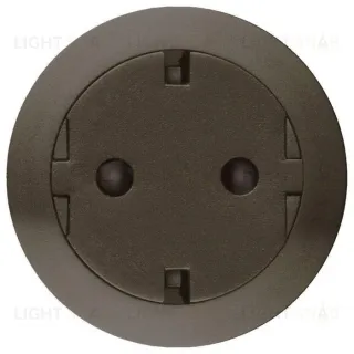 Розетка с заземлением с плоской лицевой панелью Legrand Celiane, безвинтовой зажим (графит) 67168+80251 67168 + 80251