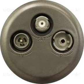 Розетка TV, радио и SAT (спутник) Legrand Celiane с лицевой панелью (графит) 67985+67388+80251 67985 + 67388 + 80251