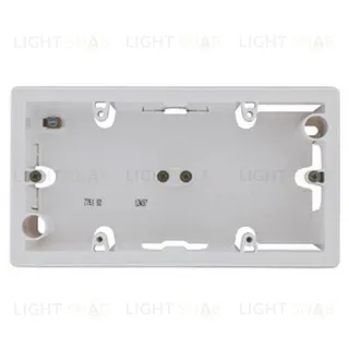Коробка Legrand Valena для накладного монтажа 2 поста, белый глянцевый 776182 776182
