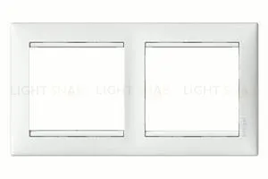 Рамка двойная Legrand Valena, белый глянцевый 774452 774452