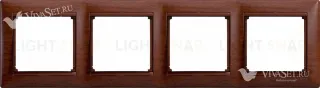 Рамка четверная Legrand Valena тонированное дерево 770314 770314