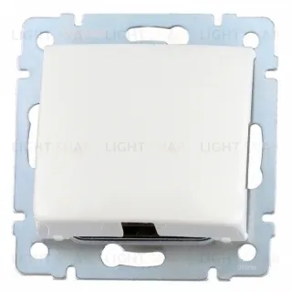 Вывод кабеля с суппортом Legrand Valena, белый глянец 774447 774447