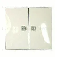 Выключатель двухклавишный с подсветкой Legrand Valena 10А/250В 774428 774428