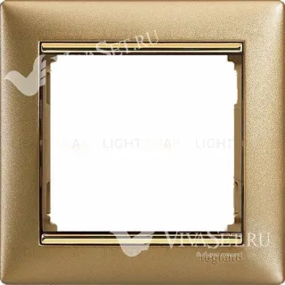 Рамка одинарная Legrand Valena матовое золото 770301 770301